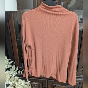 a new day Women's Cowl Neck Sweater - Terracotta